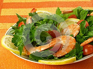 Seafish salad