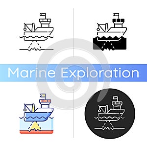 Seafloor mapping icon photo