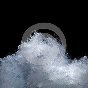 Seafoam flying abstract