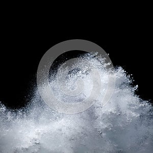 Seafoam flying abstract