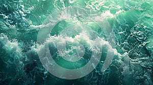 seafom green background