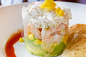 Seafood Appetizer Of Crabmeat And Shrimp