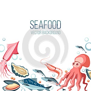 Seafood background