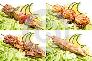 Seafood barbeque set