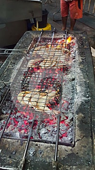Seafood Charcoal Barbecue