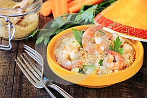 Seafood couscous