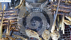 seafood from the fishmarket in phnom penh