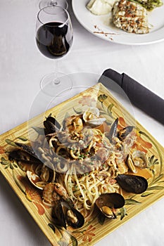 Seafood Fra Diavolo with Linguine 3 photo