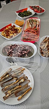 Seafood lunch table eat food comida marisco photo
