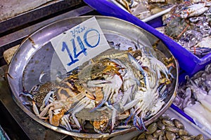 Seafood market in Naklua near Pattaya Thailand