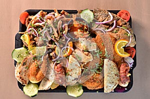 Seafood Mexican Food Horizontal Image