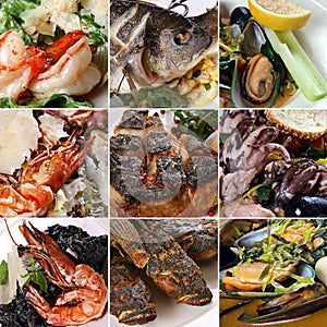 Seafood mix set