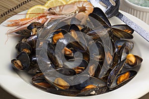 Seafood - Moules Marinieres - Mussels