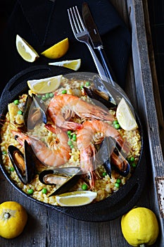 Seafood Paella