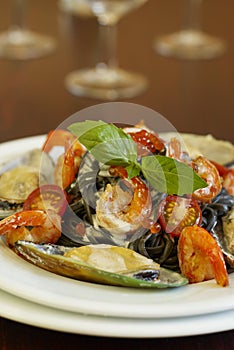 Seafood pasta