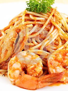 Seafood pasta