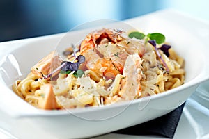 Seafood pasta