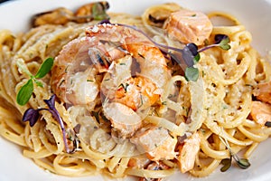 Seafood pasta