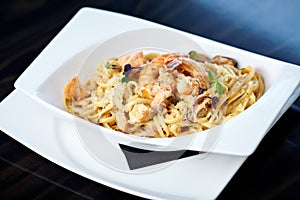 Seafood pasta