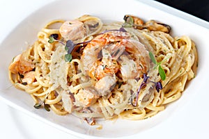 Seafood pasta