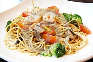 Seafood pasta