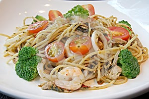 Seafood pasta