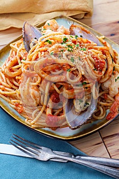 Seafood Pasta Pescatore