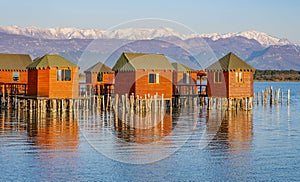 Seafood restaurant in famous Patok lagoon, Albania