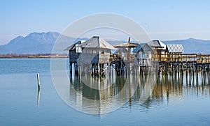 Seafood restaurant in famous Patok lagoon, Albania