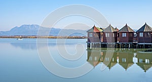 Seafood restaurant in famous Patok lagoon, Albania