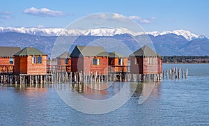 Seafood restaurant in famous Patok lagoon, Albania