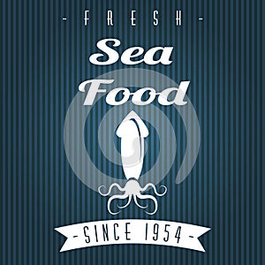 Seafood restaurant menu