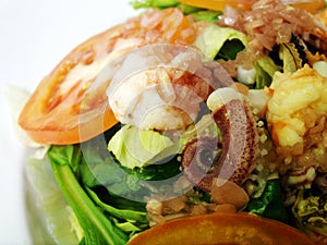 Seafood salad italian dressing