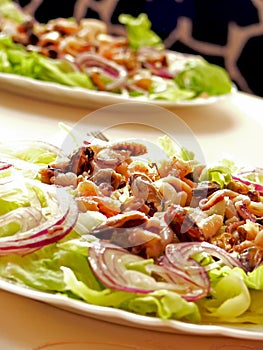 Seafood salat