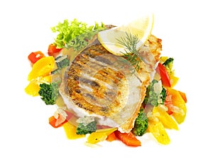 Seafood - Sander Fillet with Vegetables - Pikeperch