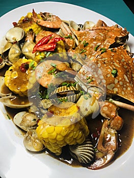 Seafood sauce blackpepper