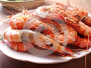 Seafood shrimps