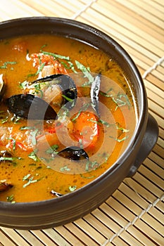 Seafood soup