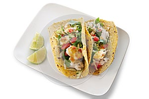 Seafood Tacos - Isolated photo