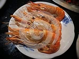 Seafood in Thailand buffet restaurant