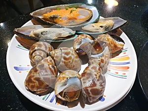 Seafood in Thailand buffet restaurant