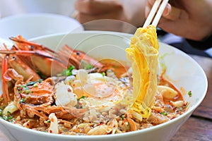 Seafood Tomyam Spicy Noodle