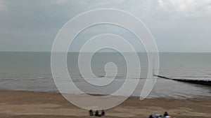 Seaford. The beach on the shores of the English Channel.