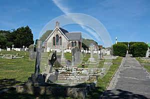 Seaford Chapel & Cemetery, Sussex. UK