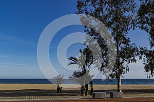 The seafront. Bolnuevo, Murcia, Spain.