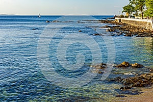 Seafront of the city of Salvador in Bahia