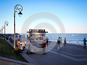 The seafront of Constanta port