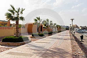 Seafront in El Gouna