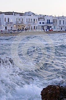 Seafront at Naoussa, Paros