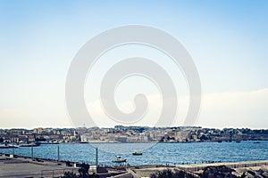 Seafront of Ortygia Ortigia Island, view of Syracuse, Sicily, Italy
